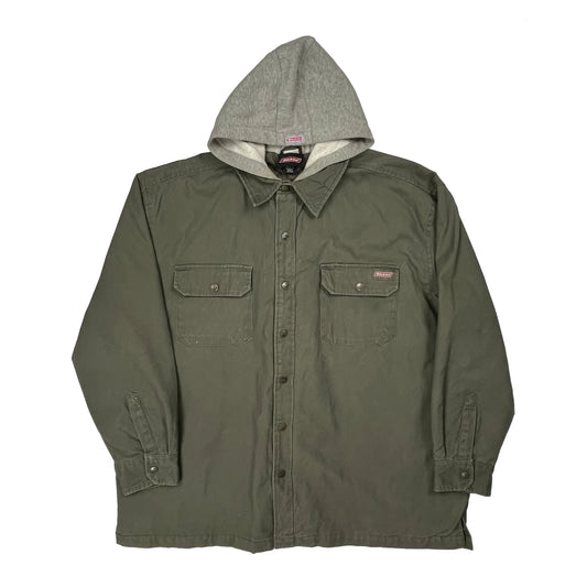 Dickies Workwear Jacket - XL Green Cotton