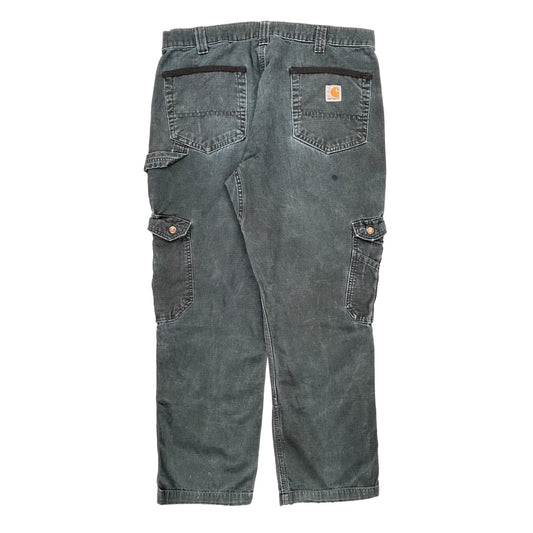 Carhartt Carpenter Trousers - 36W 30L Black Cotton