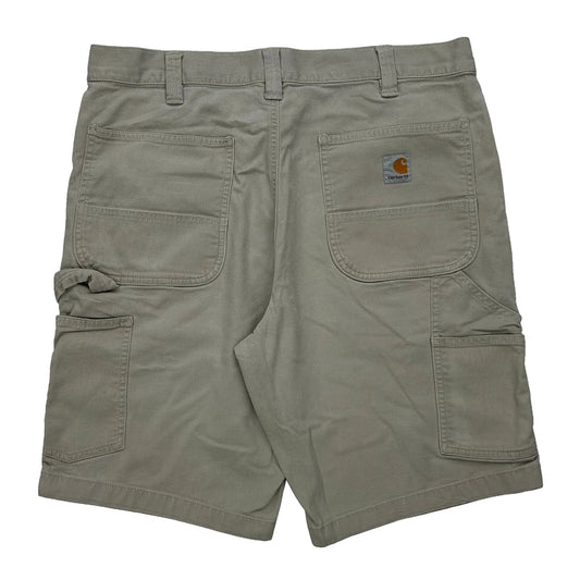 Vintage Carhartt Carpenter Shorts - 34W 10L Khaki Cotton