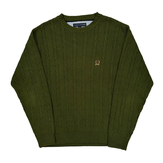 Tommy Hilfiger Jumper - Medium Green Cotton