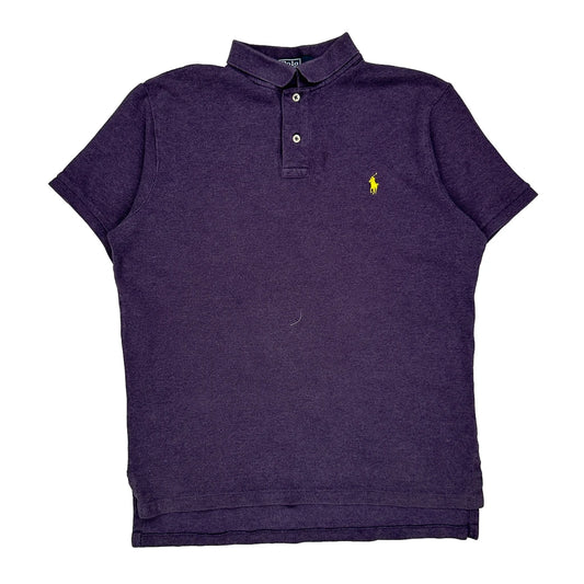 Polo By Ralph Lauren Polo Shirt - Large Purple Cotton