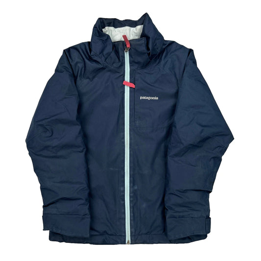 Age 10 Patagonia Ski Jacket - Medium Navy Polyester