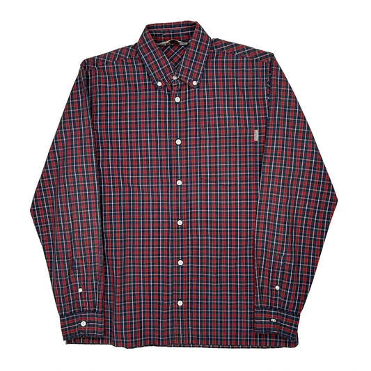 Carhartt Checked Shirt - Large Blue Cotton