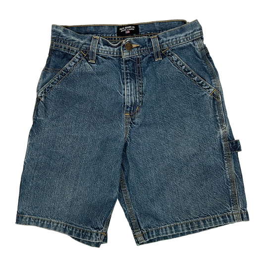 Age 8 Polo By Ralph Lauren Double Knee Carpenter Shorts - Medium Blue Cotton