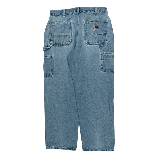 Carhartt Carpenter Jeans - 31W 30L Light Wash Cotton