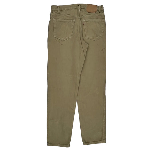 Levis Jeans - 34W 34L Beige Cotton