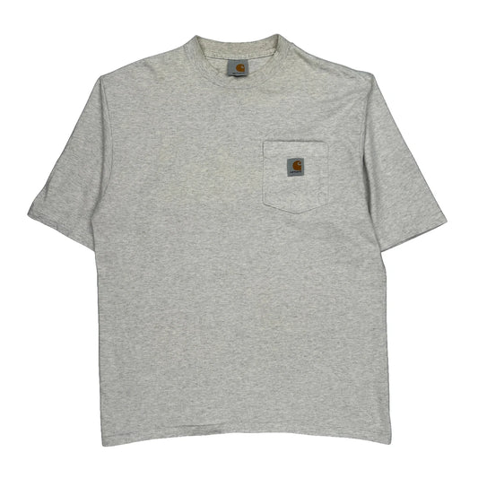 Carhartt T-Shirt - XL Grey Cotton