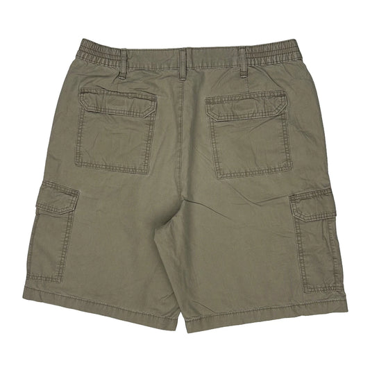 Wrangler Cargo Shorts - 34W 10L Khaki Cotton