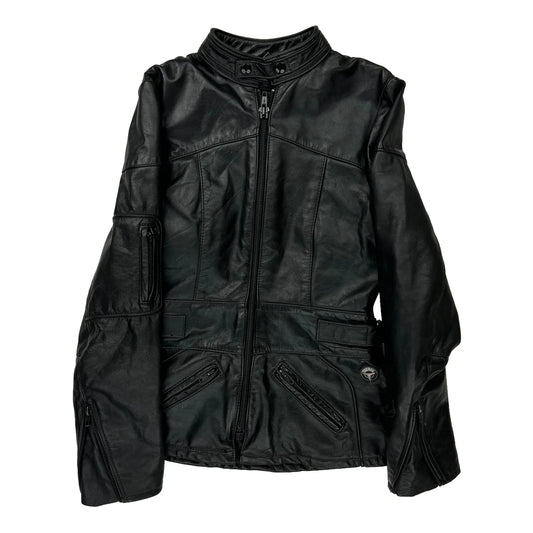 Taurus Leather Jacket - XS Black Leather