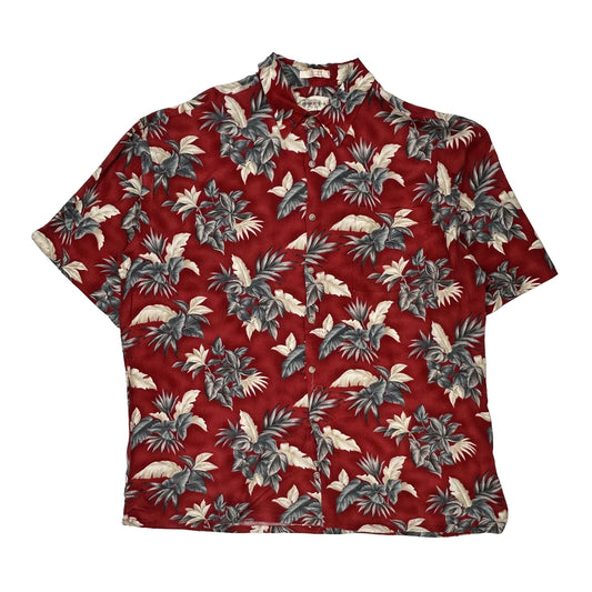 Unbranded Hawaiian Shirt - 2XL Red Cotton