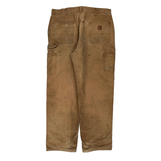 Carhartt Carpenter Trousers - 37W 32L Brown Cotton