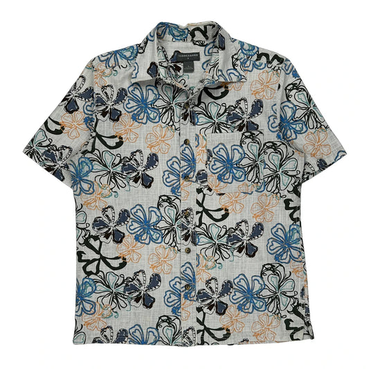 Saddlebred Hawaiian Shirt - Medium Multicoloured Cotton