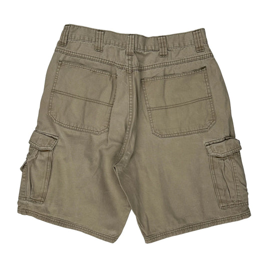 Unbranded Cargo Shorts - 32W 10L Khaki Cotton