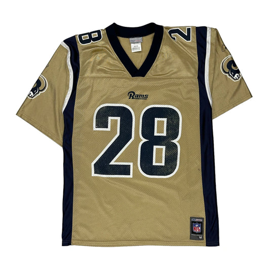 Los Angeles Rams Reebok Nfl Jersey - Medium Beige Nylon