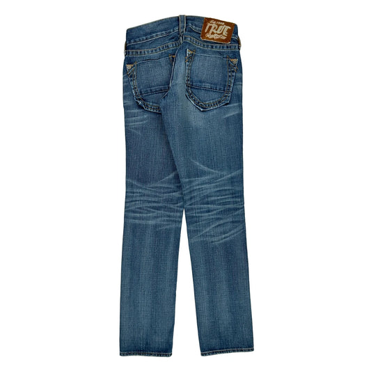 Made In Usa True Religion Jeans - 30W UK 8 Blue Cotton
