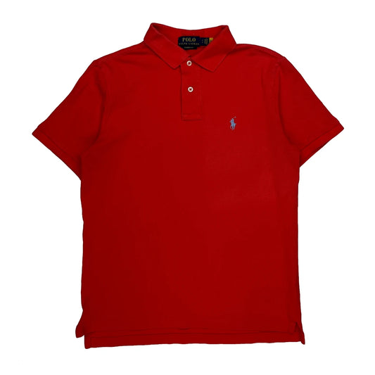 Vintage Polo By Ralph Lauren Polo Shirt - Small Red Cotton