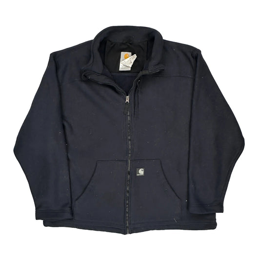 Carhartt Fleece Jacket - XL Navy Polyester