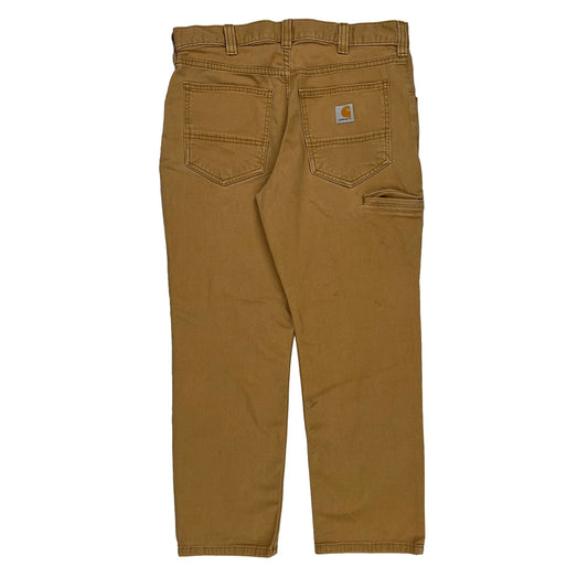 Carhartt Carpenter Trousers - 32W 28L Brown Cotton