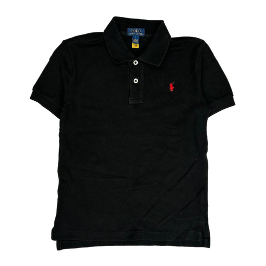 Age 7 Polo By Ralph Lauren Polo Shirt - Small Black Cotton