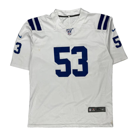 Indianapolis Colts Nike Nfl Jersey - XL White Polyester