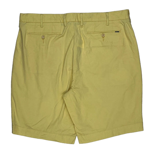 Polo By Ralph Lauren Chino Shorts - 36W 8L Yellow Cotton