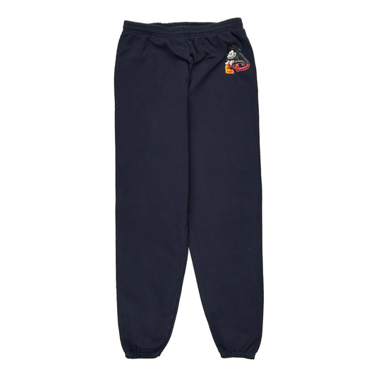 Mickey Mouse Disney Age 12-13 Joggers - Large Navy Cotton