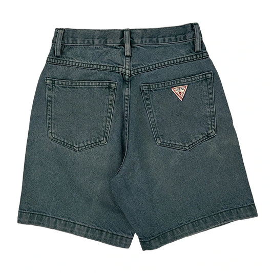 Guess Denim Shorts - 27W UK 8 Grey Cotton