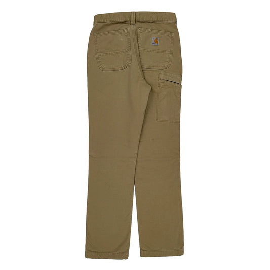 Carhartt Trousers - 30W 32L Beige Cotton Blend