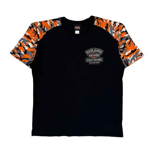 Sturgis Black Hills Rally Harley Davidson Graphic T-Shirt - XL Black Cotton