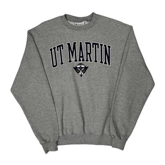 Champion Ut Martin Sweatshirt - Medium Grey Cotton