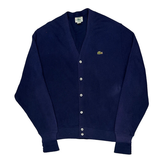 Vintage Made In USA Izod Cardigan - Large Blue Acrylic