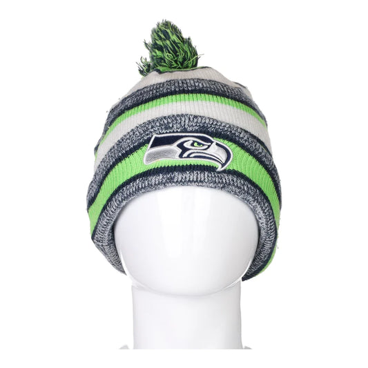 Vintage multicoloured Seattle Seahawks New Era Beanie - mens no size