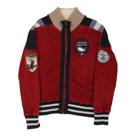 Napapijri Jacket - Small Red Cotton