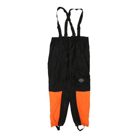 Vintage black Harley Davidson Dungarees - mens xx-large
