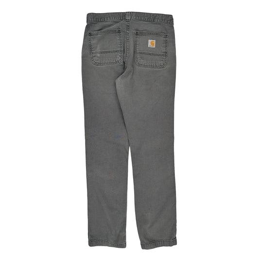 Carhartt Trousers - 30W 31L Grey Cotton Blend