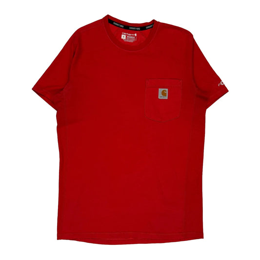 Force Carhartt T-Shirt - Small Red Cotton