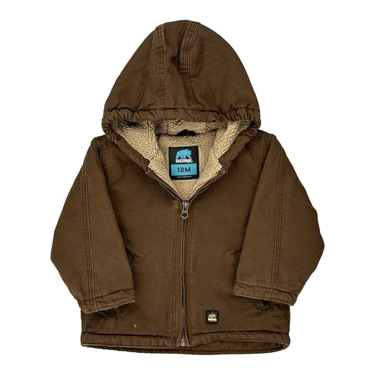 12 Months Berne Jacket - 3XS Brown Cotton