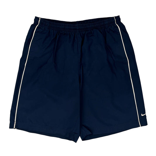 Nike Sport Shorts - Large Navy Polyester