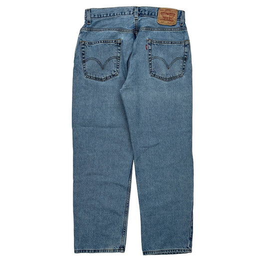 Levis 550 Jeans - 32W 29L Blue Cotton