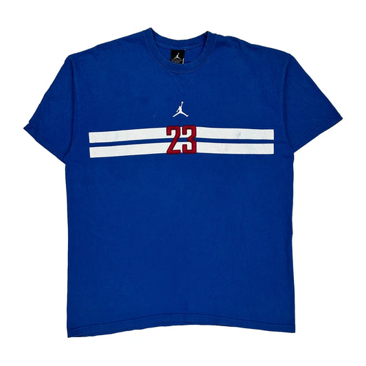Jordan Graphic T-Shirt - XL Blue Cotton