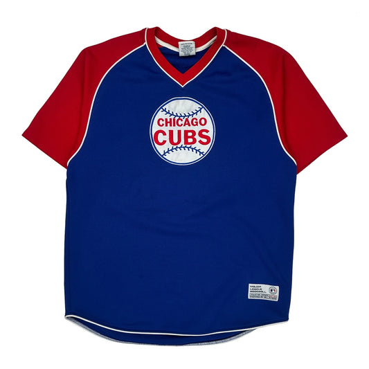 Chicago Cubs True Fan Jersey - Large Blue Polyester