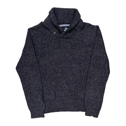 Tommy Hilfiger Jumper - Large Grey Wool Blend