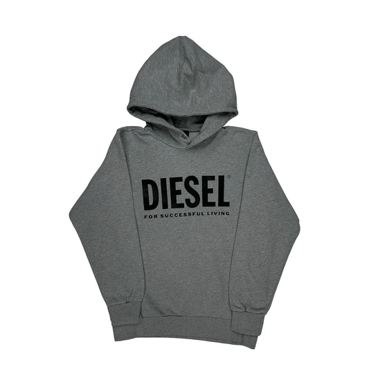 Diesel Hoodie - Small Grey Cotton