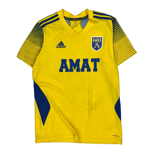 Bishop Amat Adidas Football Jersey - Medium Blue Polyester