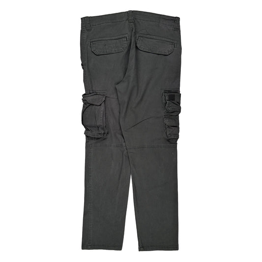 Regular Taper Levis Cargo Trousers - 33W 29L Grey Cotton Blend
