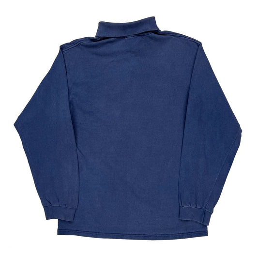 Nike Long Sleeve T-Shirt - Medium Blue Cotton