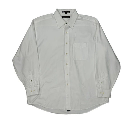 Tlc The Lifetime Collar Tommy Hilfiger Shirt - XL White Cotton
