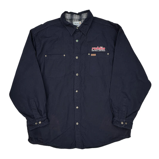 Ruhlin Carhartt Shirt - 2XL Navy Cotton