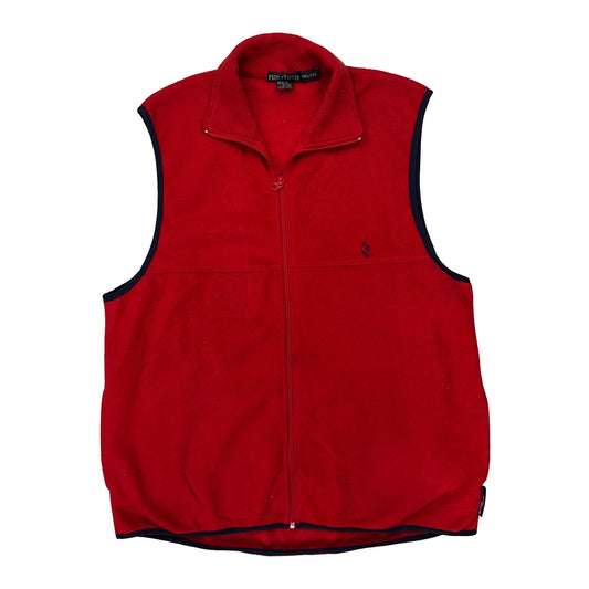 Nautica Fleece Gilet - 2XL Red Polyester
