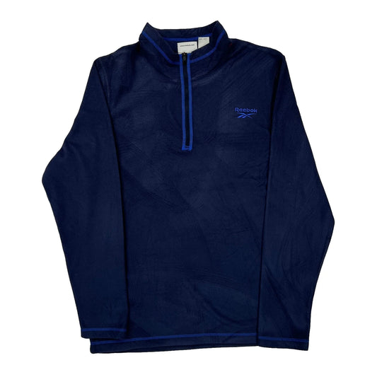 Reebok Fleece - Large Blue Polyester